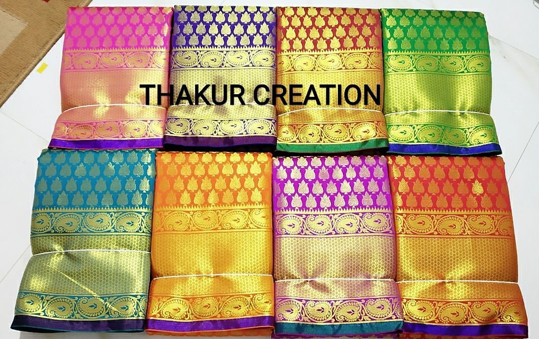 Broket Silk saree uploaded by THAKUR CREATION on 11/21/2020
