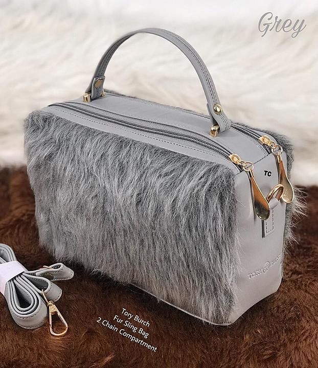 *TORY BURCH*
*Fur Sling Bag*
*With 2 Compartments*

*No Daubt in Quality*
👍👍👍

 uploaded by JMD collection on 11/21/2020