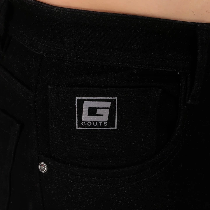 Gouts plane black jeans uploaded by Gouts fashion on 8/4/2022