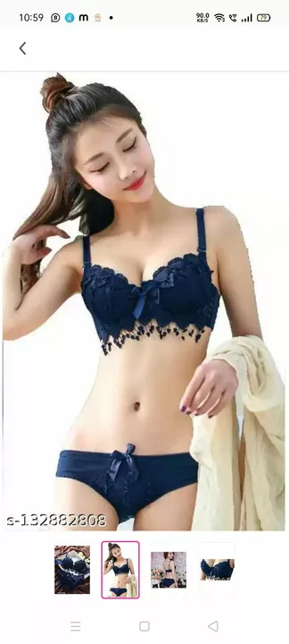 Post image 150rsPadded bra panty set...Sample available...