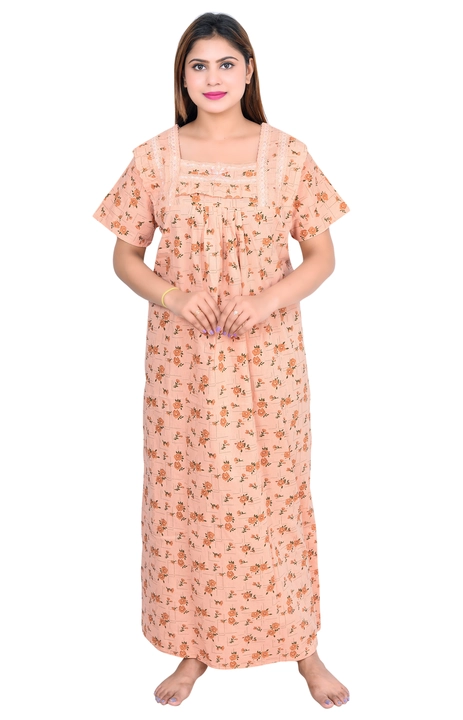 Cotton nightgown for women Free size uploaded by Anuj Textiles on 8/4/2022
