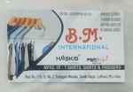 Business logo of B.M.INTERNATIONAL based out of Ludhiana