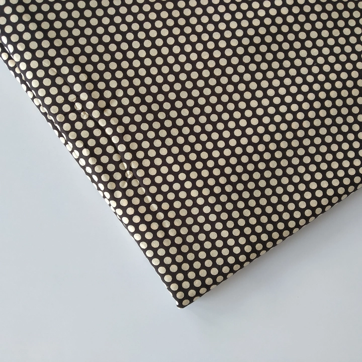 Traditional Black Polka Dot Hand Printed Cotton Fabric uploaded by Bhagat Printers® on 8/4/2022