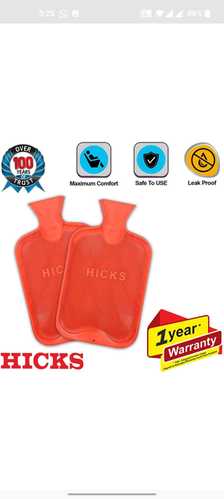 Hicks hot water bag uploaded by Rakesh Enterprises on 8/4/2022