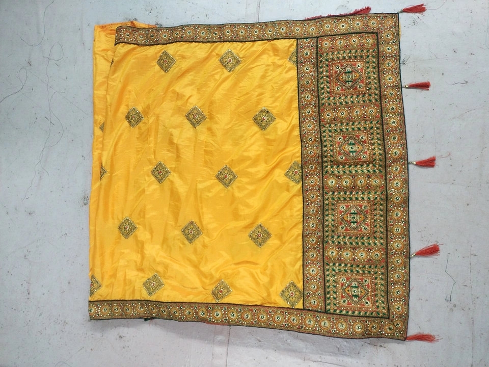 Box pallu coding embroidery work with multipal Blouse uploaded by business on 8/4/2022