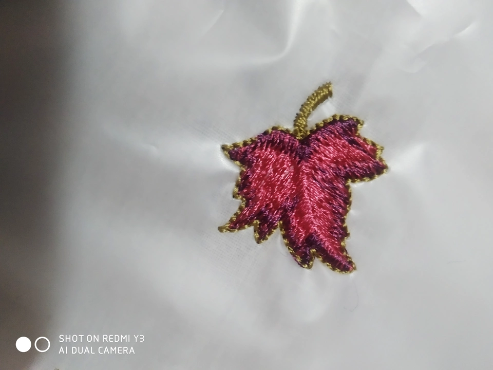 Embroidered leaf uploaded by business on 8/4/2022