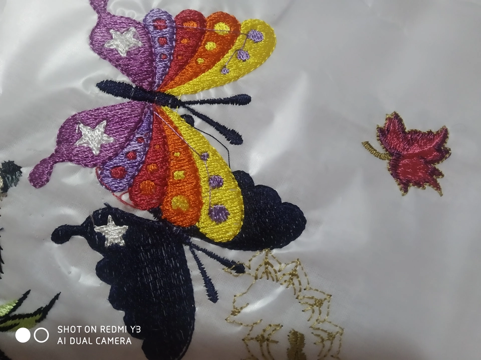 Embroidered butterfly uploaded by business on 8/4/2022
