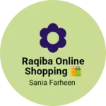 Business logo of Raqiba online shopping 🛍️