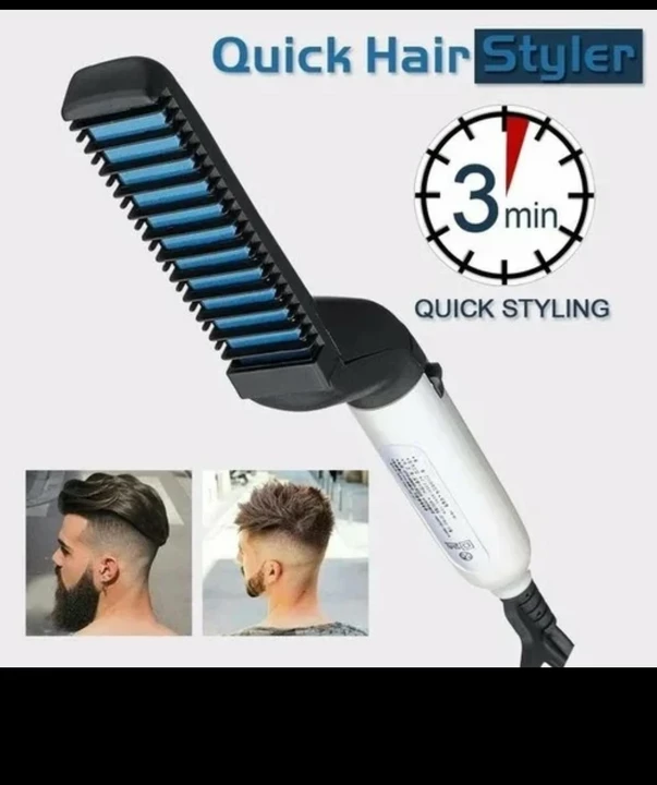 MEN'S BEARD AND HAIR CURLING STRAIGHTENER (MODELLING COMB) uploaded by H&K INTERNATIONAL on 8/4/2022