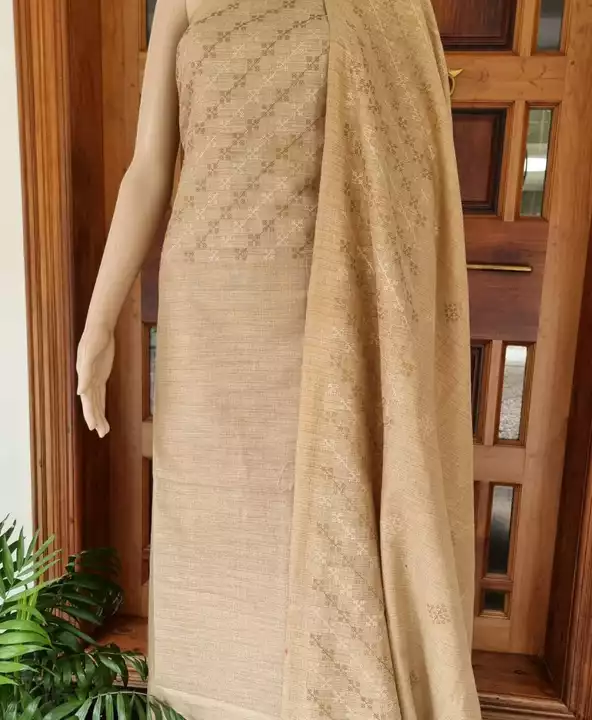 Khadi Cotton Embroidery Salwar Suit Material  uploaded by business on 8/4/2022