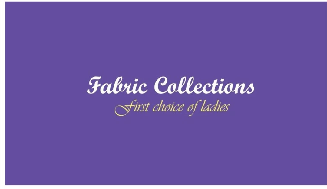 Visiting card store images of Fabric collections