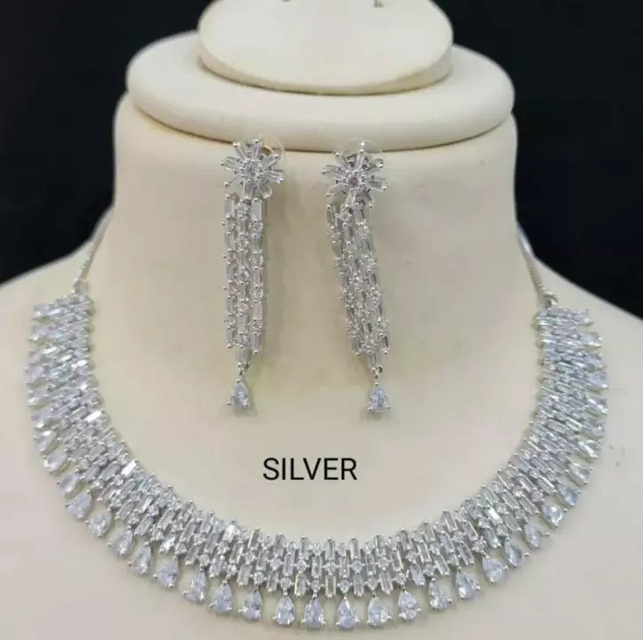 Elegant diamond jewellery set ❤️ uploaded by Glorious.collections on 8/4/2022