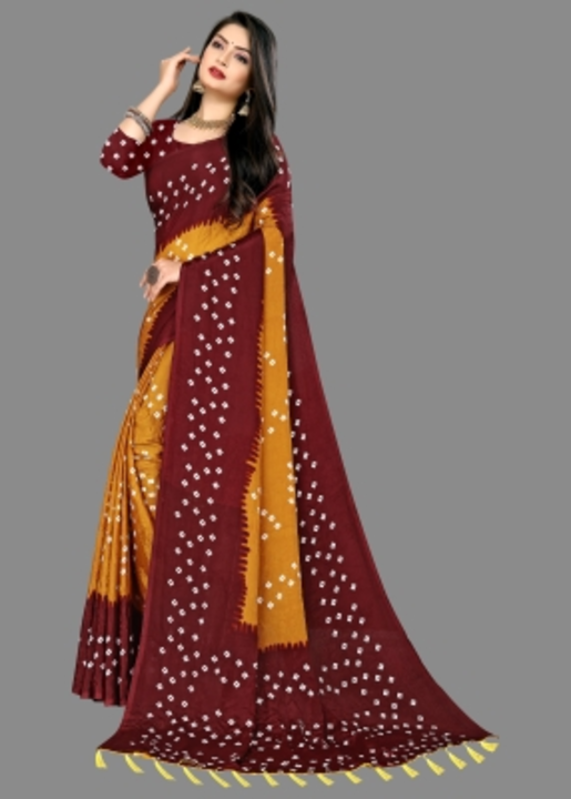 Geometric Print Bandhani Silk Blend Saree

Color: Black, Red, Blue, Green, Blue, Pink, Brown, Dark G uploaded by Fashion India on 8/5/2022