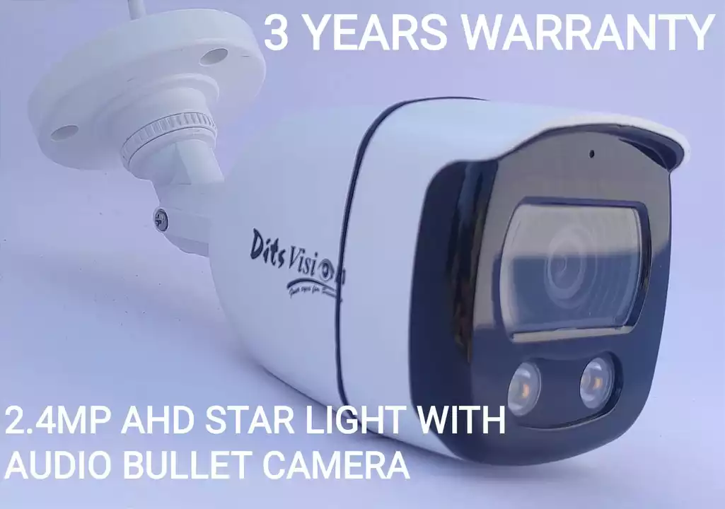 Dome/Bullet Camera 2.4 with color and Audio uploaded by business on 8/5/2022