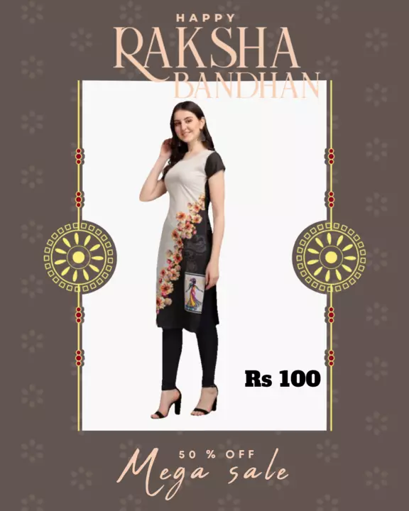 Digital print kurti uploaded by business on 8/5/2022