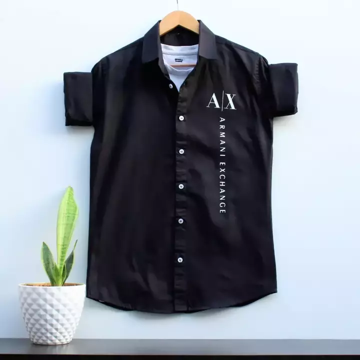 Post image *Armani Exchange®️ SHIRTS*
💫 *High QUALITY Full sleeves Designer SHIRTS*💫
💫 *Size: M L Xl* 💫 *@389ps*

👉🏻 *QUALITY Assured Best in market 😎*
👉🏻 *FULL STOCK AVAILABLE*👉🏻 *Heaviest quality customer satisfaction guaranteed*