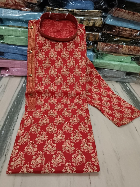 Ful Kolka Printed Cotton Panjabi   uploaded by Garments Bazaar on 8/5/2022