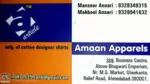 Business logo of Amaan Apparels