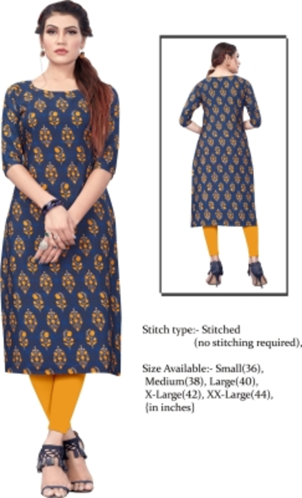Women Printed Kurti  uploaded by business on 8/5/2022
