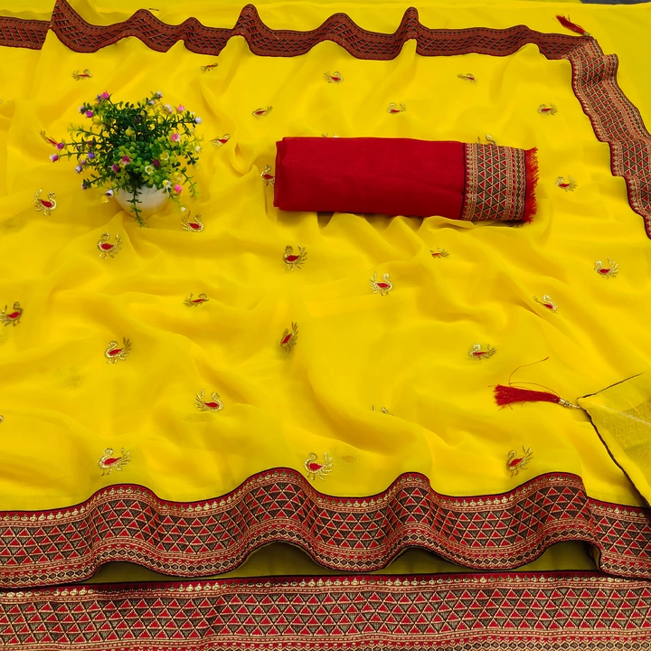 Special haldi sareee uploaded by SUNDHA SAREES on 8/5/2022