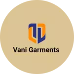 Business logo of Vani Garments