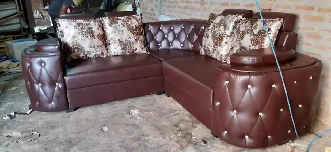 Corner sofa set uploaded by Yadav foam & furniture on 8/5/2022