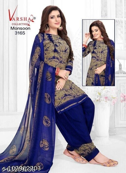 Checkout this latest Suits
Product Name: *Pure Leon synthetic patiyala style suits*
Top Fabric: Synt uploaded by business on 8/5/2022