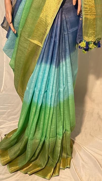 Pure linen saree
Rambo design uploaded by business on 11/22/2020