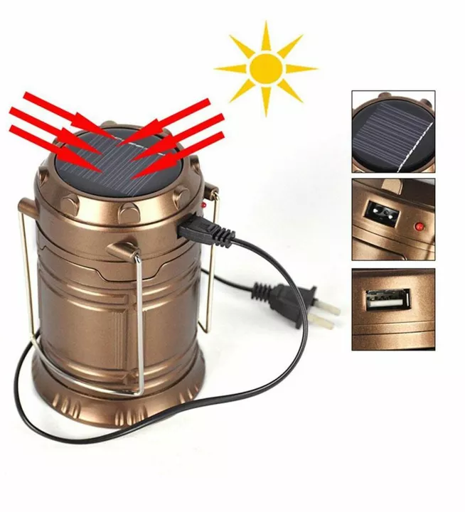 SOLAR LANTERN EMERGENCY LIGHT LED RECHARGEABLE TORCH WITH USB MOBILE CHARGING POINT uploaded by GoodRich Enterprise on 8/5/2022