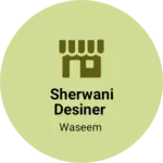 Business logo of Sherwani desiner