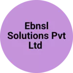 Business logo of Ebnsl Solutions Pvt Ltd