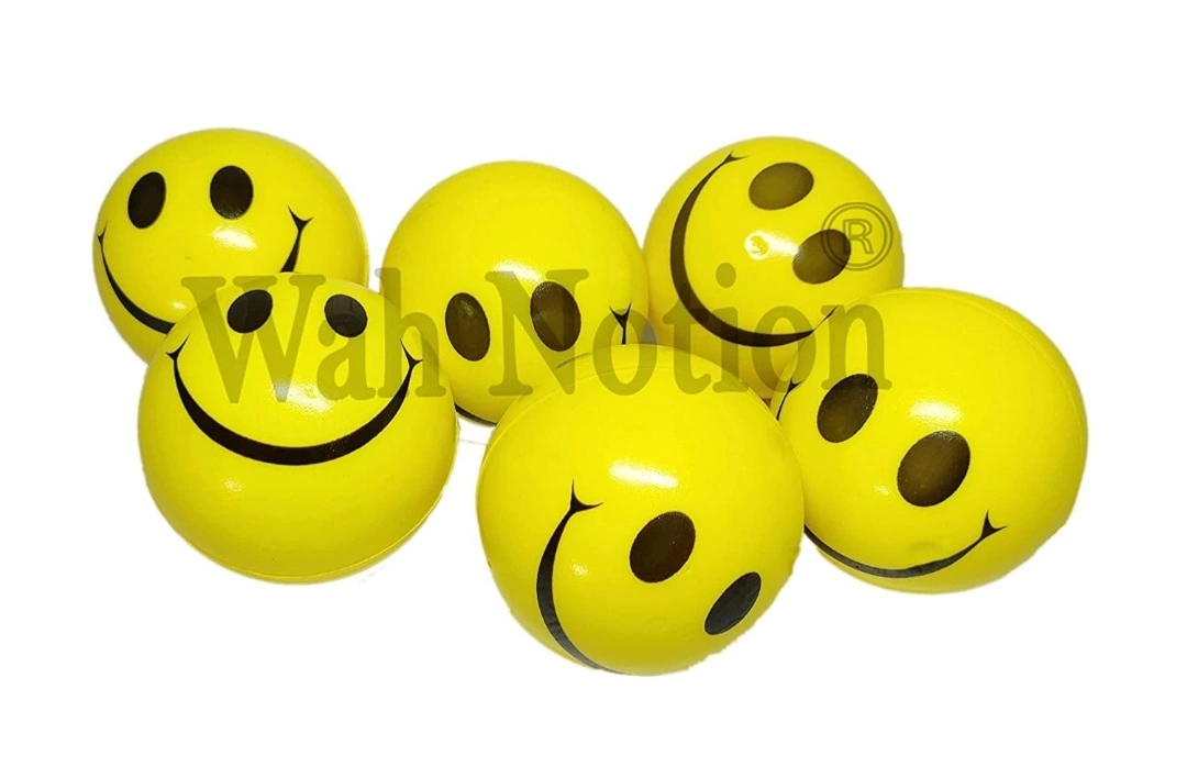 WAH NOTION® Smiley Ball For Hand Exercise Kids Soft Sponge Ball For Kids  uploaded by business on 8/6/2022