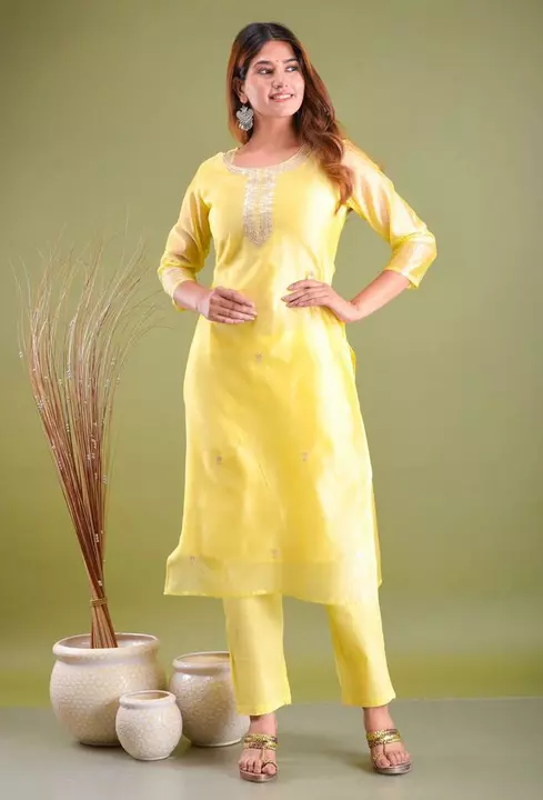 100%cotton and good fabric kurti set uploaded by Kavia Fashion on 8/6/2022