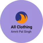 Business logo of All clothing