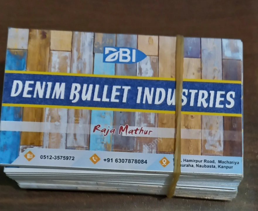 Visiting card store images of Denim Bullet