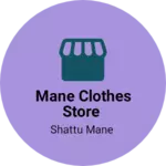 Business logo of Mane clothes store