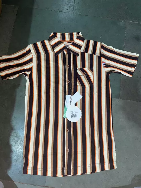 Boys brown lining shirt uploaded by MS Boutique on 8/6/2022