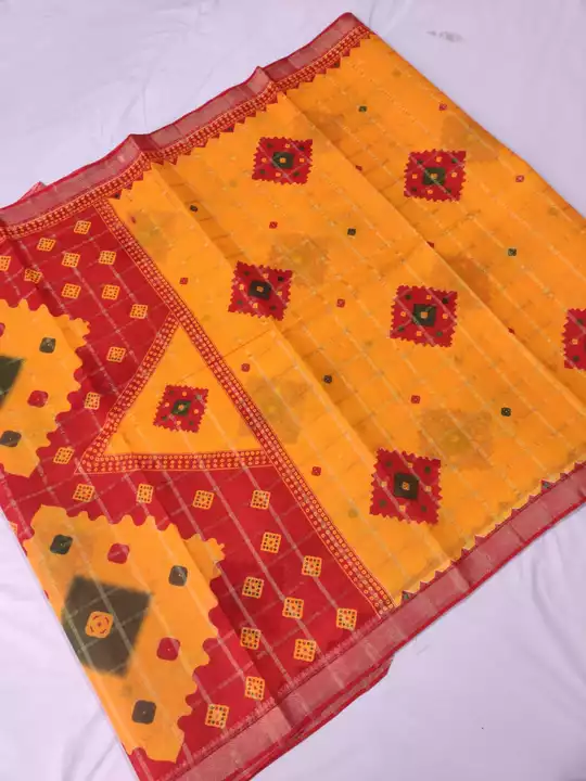 110% Handmade cotton jaipuri and bikaneri sarees..!!! uploaded by business on 8/6/2022