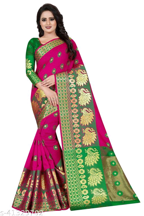 Kashvi Voguish Sarees* Saree Fabric: Cotton Silk uploaded by business on 8/6/2022