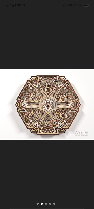 Mandala 3d art' uploaded by Unique product on 8/6/2022