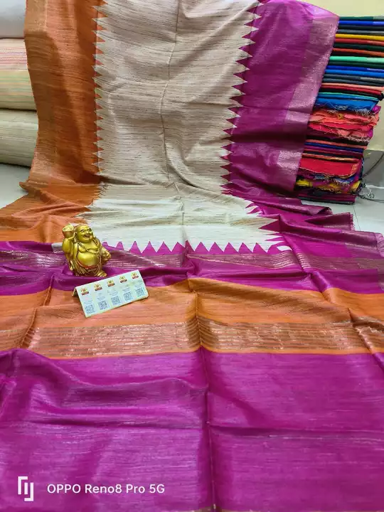 *Exclusive pure silk gachi tassor with bp  uploaded by Bishnupriya creations on 8/7/2022