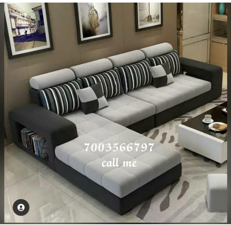 New L shape sofa set uploaded by Furniture zone Interior design on 8/7/2022