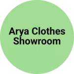 Business logo of Arya clothes showroom
