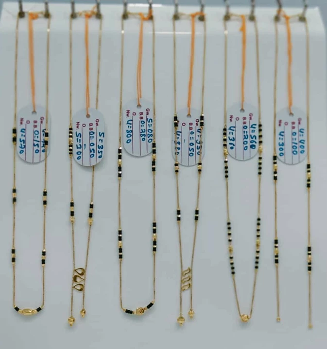 Post image We have the lightest weight range collection of mangalsutra...
Only quantity orders accepted .....