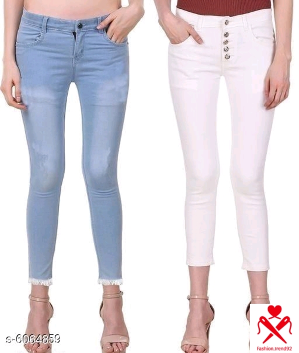 Pretty Women's Jeans (Pack Of 2) uploaded by business on 8/7/2022