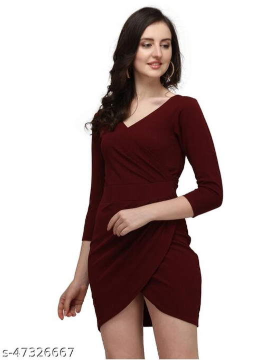 Post image Catalog Name:*Trendy Modern Women Dresses*Fabric: Lycra / NetSleeve Length: Product DependentPattern: Product DependentNet Quantity (N): 1Sizes:S (Bust Size: 32 in, Length Size: 34 in) M (Bust Size: 34 in, Length Size: 34 in) L (Bust Size: 36 in, Length Size: 34 in) XL (Bust Size: 38 in, Length Size: 34 in) 
Dispatch: 2 Days ₹500