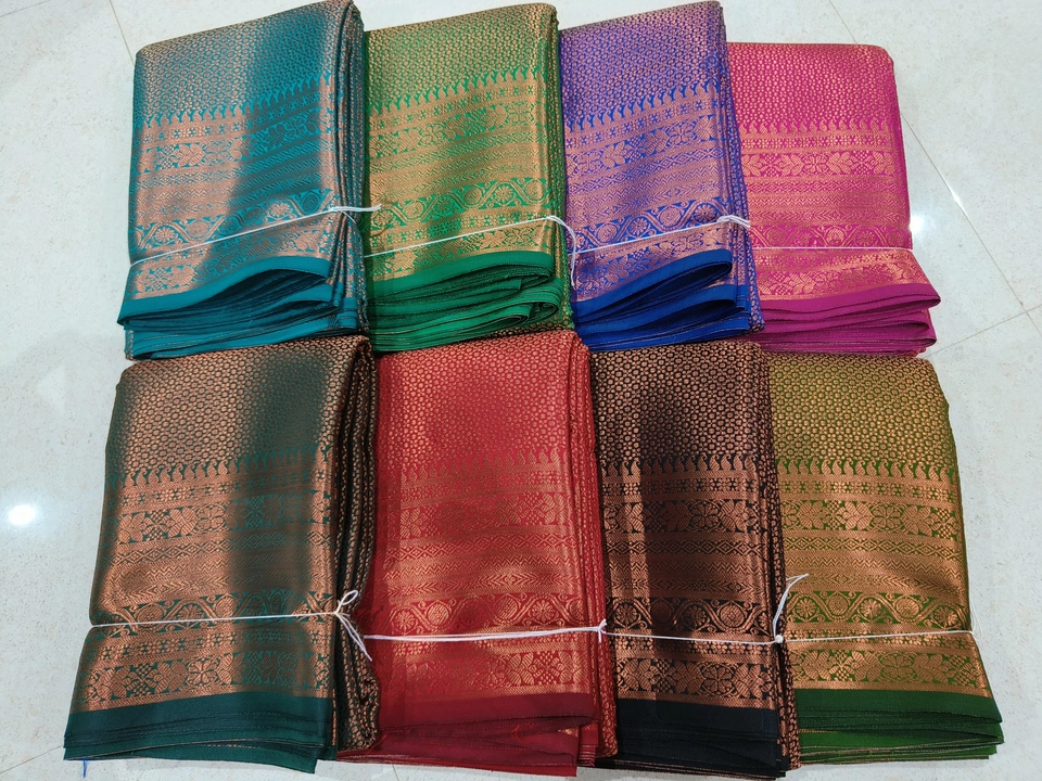 Copper Broceds  uploaded by Fancy silk saree & dress material on 8/7/2022