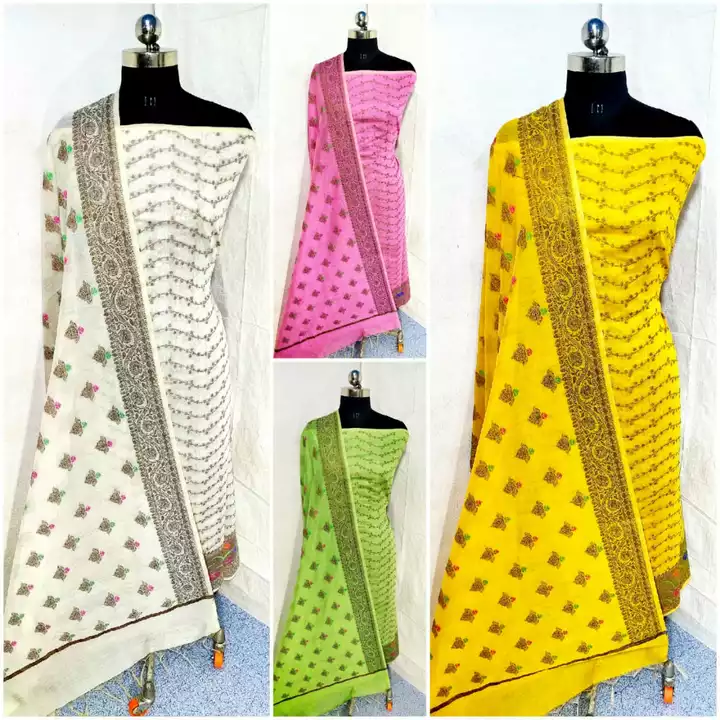 Cotton Banarasi suit uploaded by business on 8/7/2022