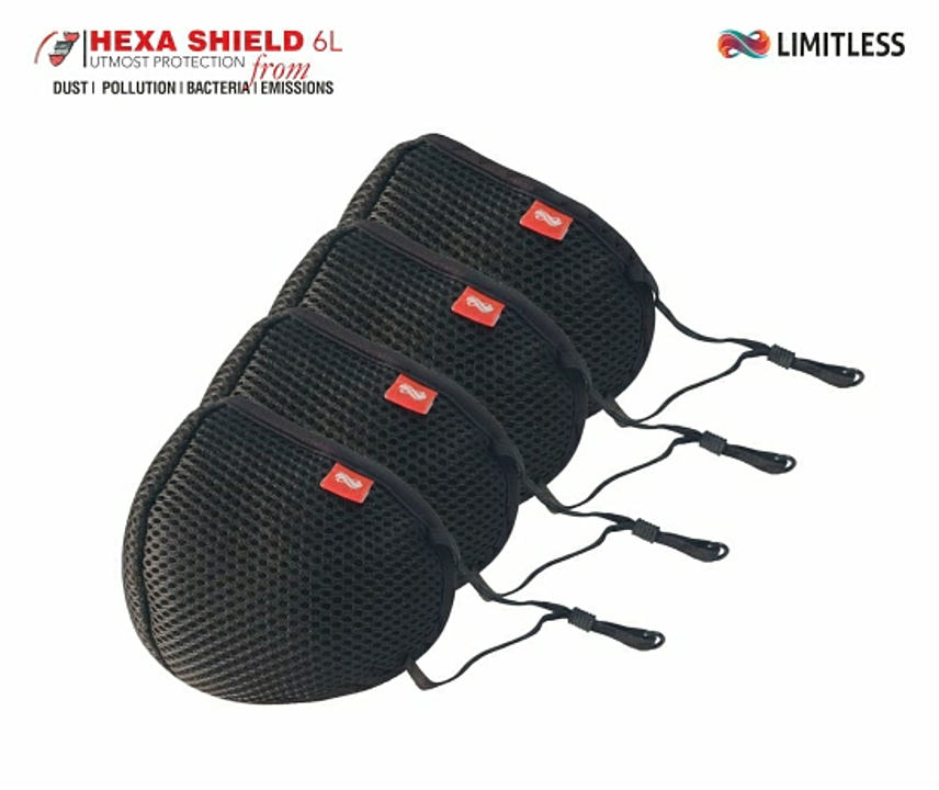Hexa Shield 6L.  6 Layer washable and reusable mask with all certification by Limitless Clothing wit uploaded by business on 11/22/2020