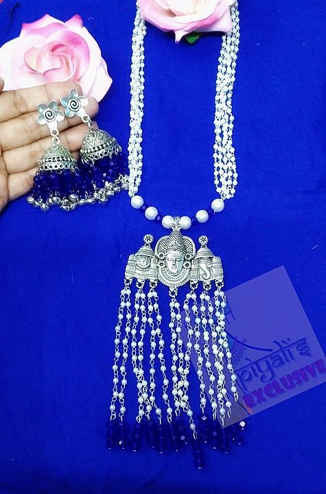 Silver motichain with tirupoti pendent  uploaded by business on 11/22/2020